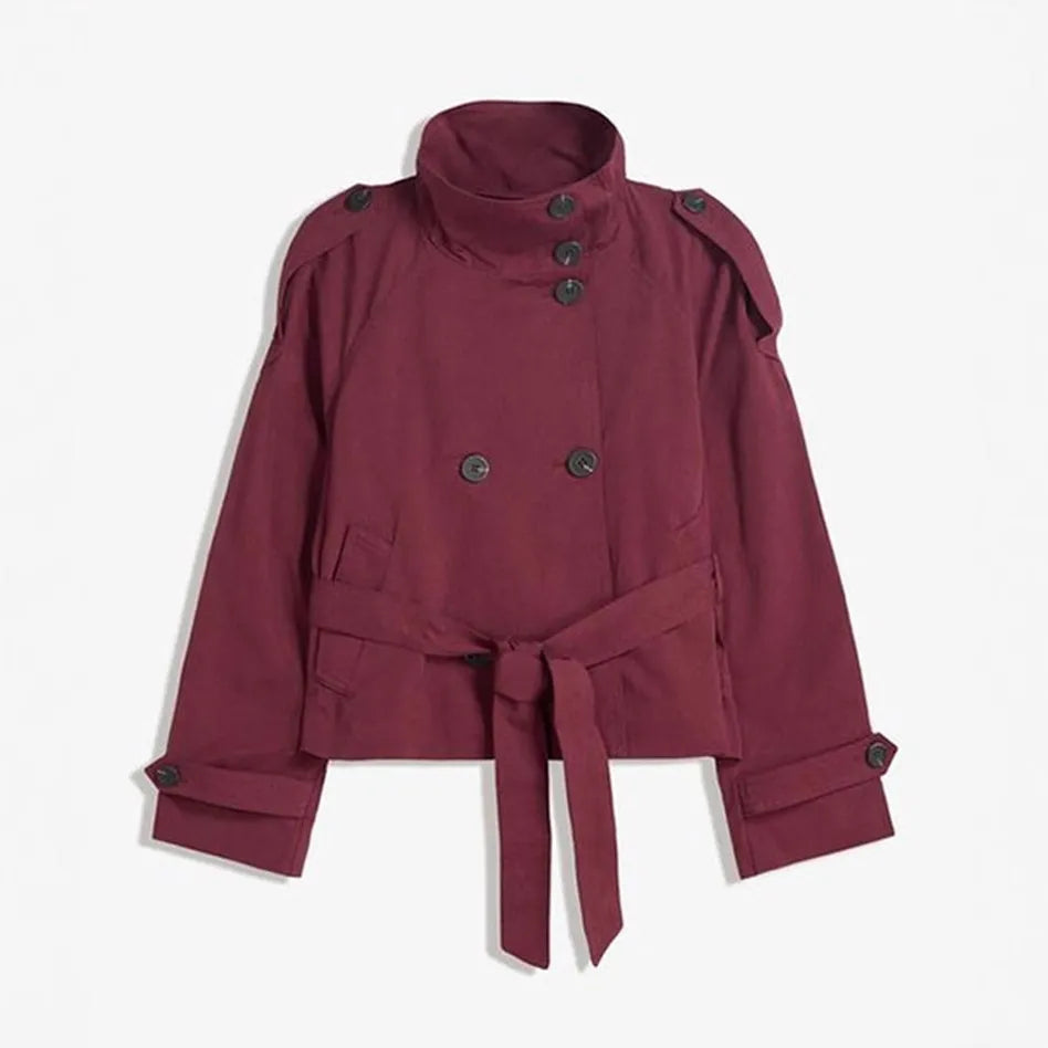 Burgundy coat D
