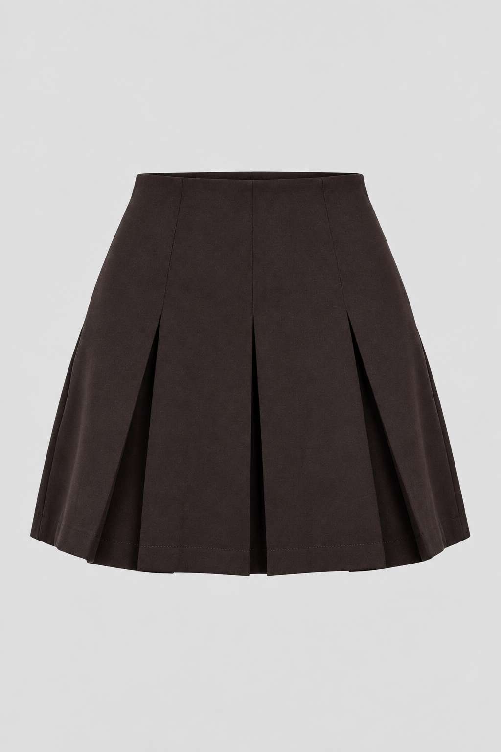coffee color denim skirt D