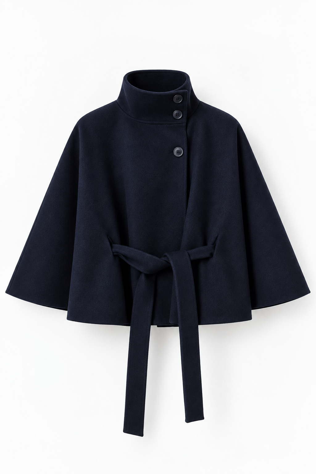 Navy blue long coat D