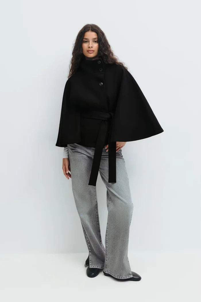 Black long coat B
