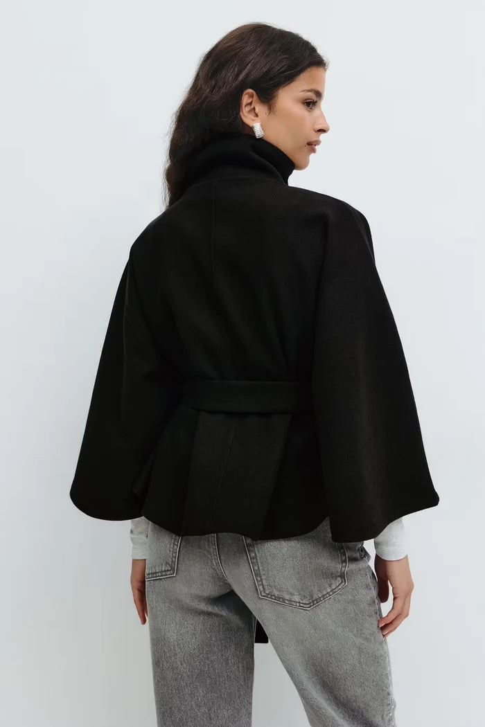 Black long coat C