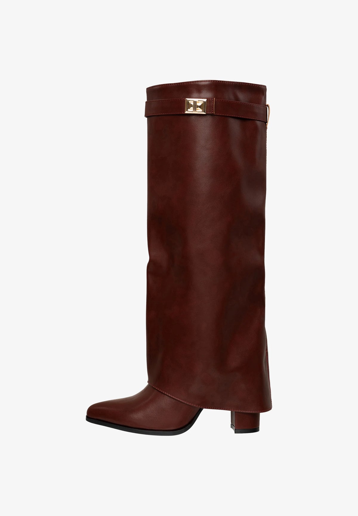 Wine red leather D