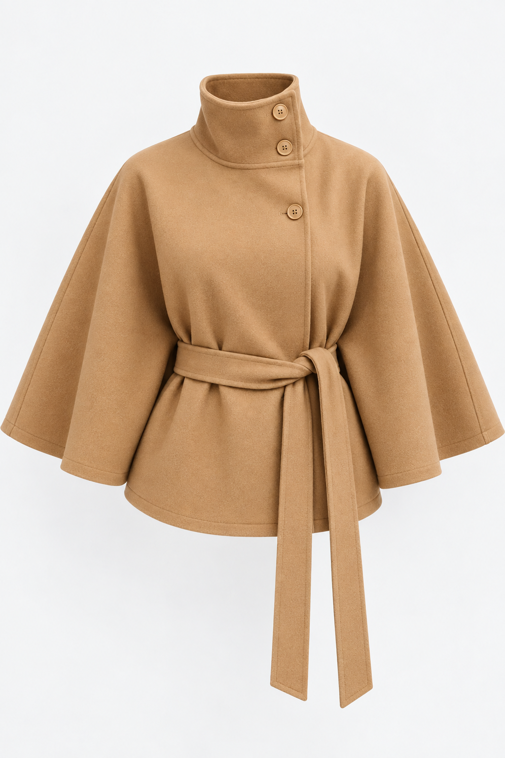 Khaki long coat D