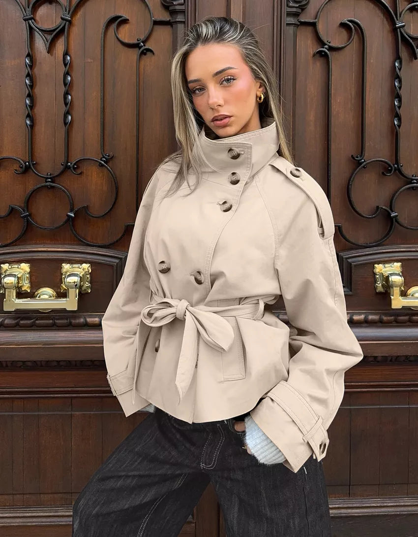 Trench coat Khaki A